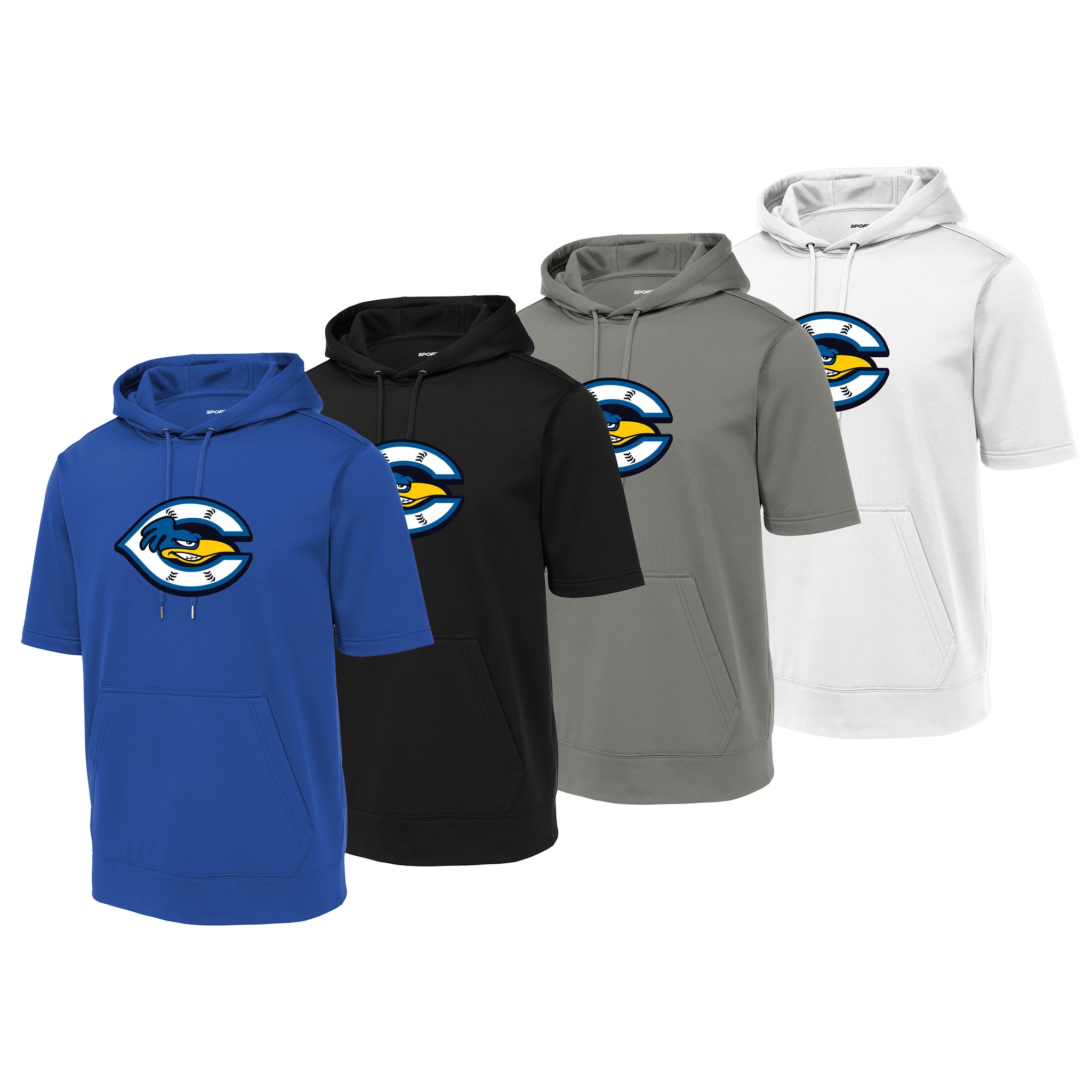 Cherryville Roadrunners Baseball Sport-Tek ® Sport-Wick ® Fleece Short Sleeve Hooded Pullover