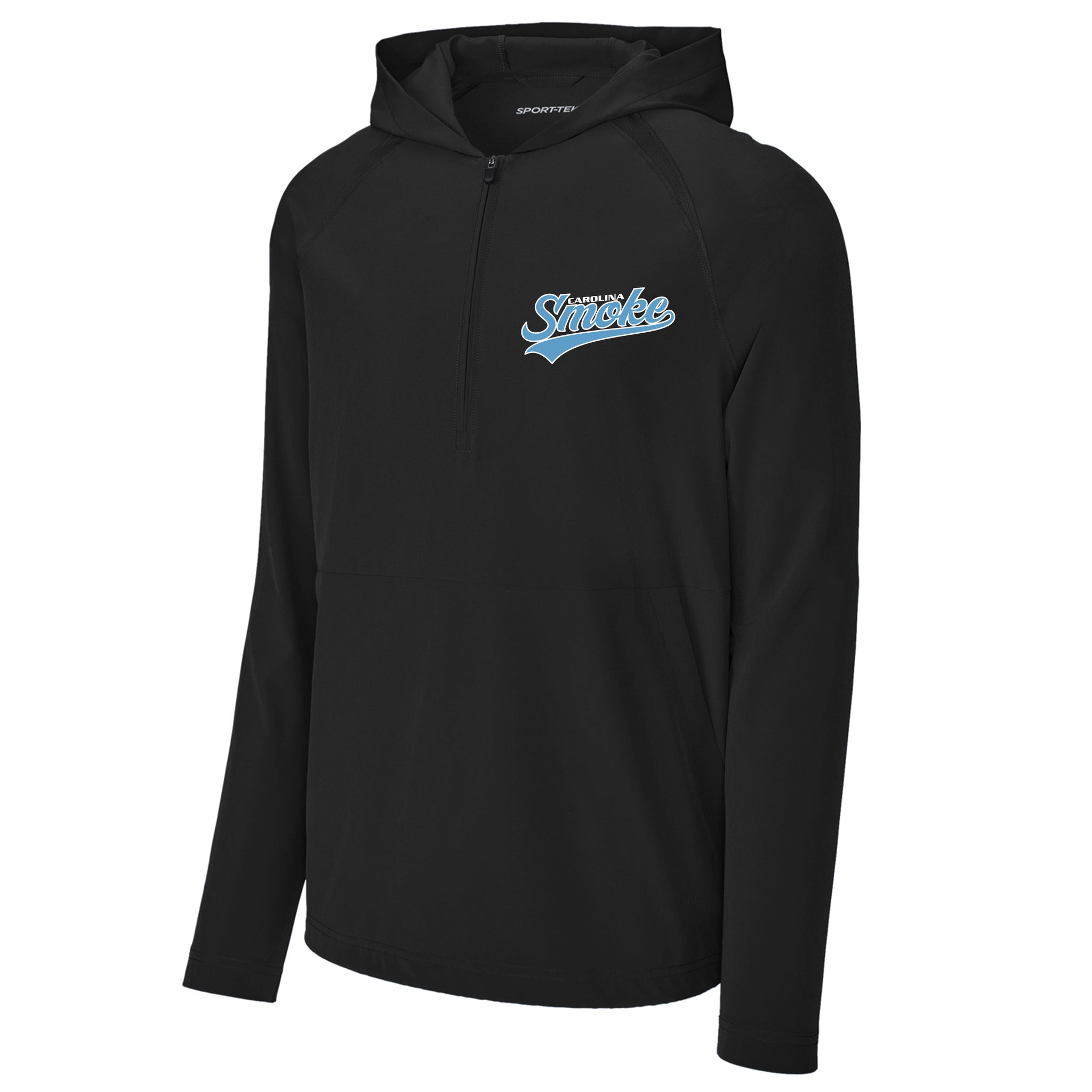 Carolina Smoke Baseball Sport-Tek® Sport-Wick® Stretch 1/2-Zip Hoodie