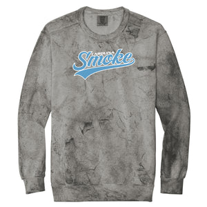 Carolina Smoke Baseball Color Blast Crewneck Sweatshirt