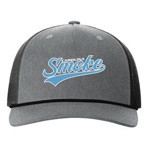 Carolina Smoke Baseball Richardson 112FPR Five Panel Trucker with Rope Snapback