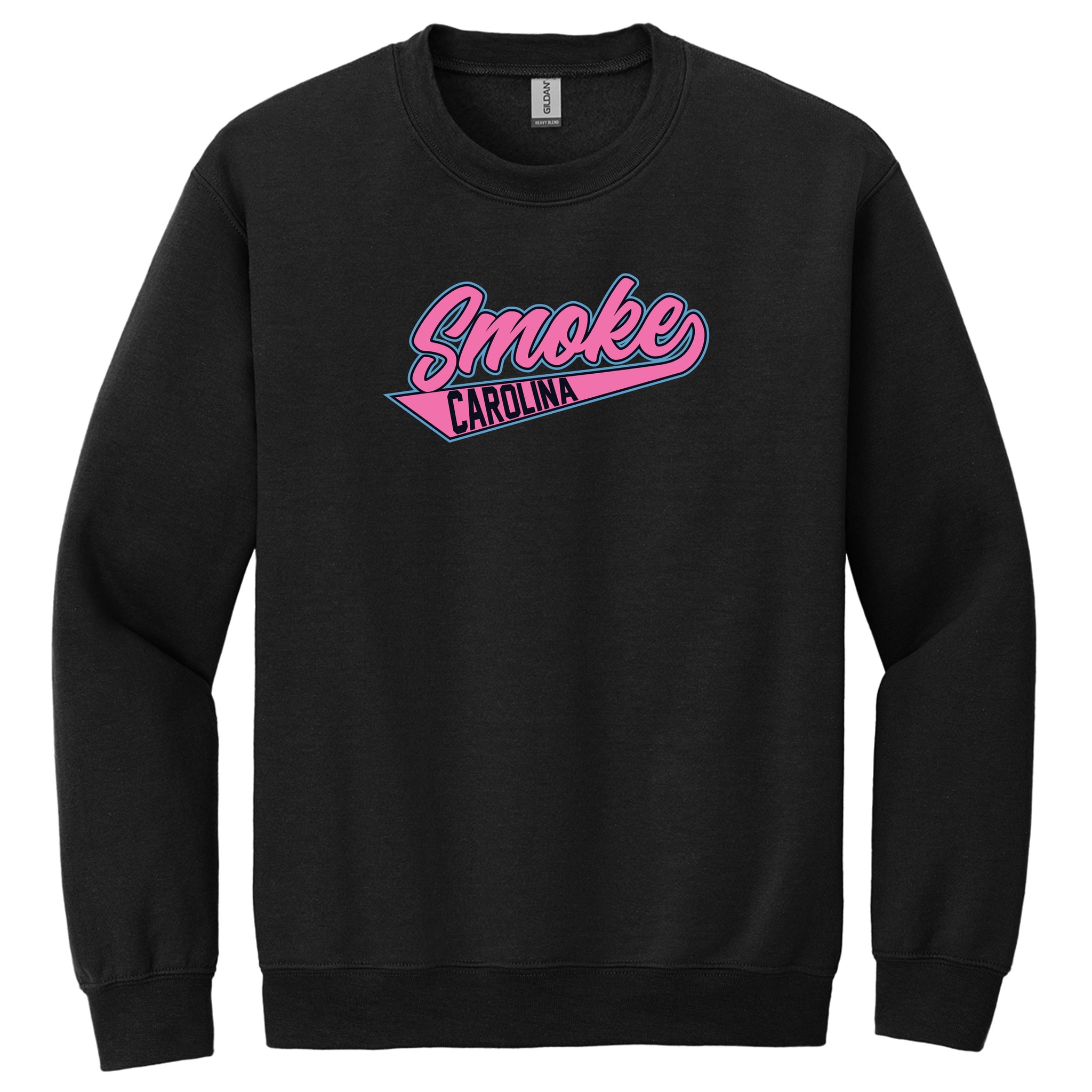 Carolina Smoke Baseball Gildan® Heavy Blend™ Crewneck Sweatshirt