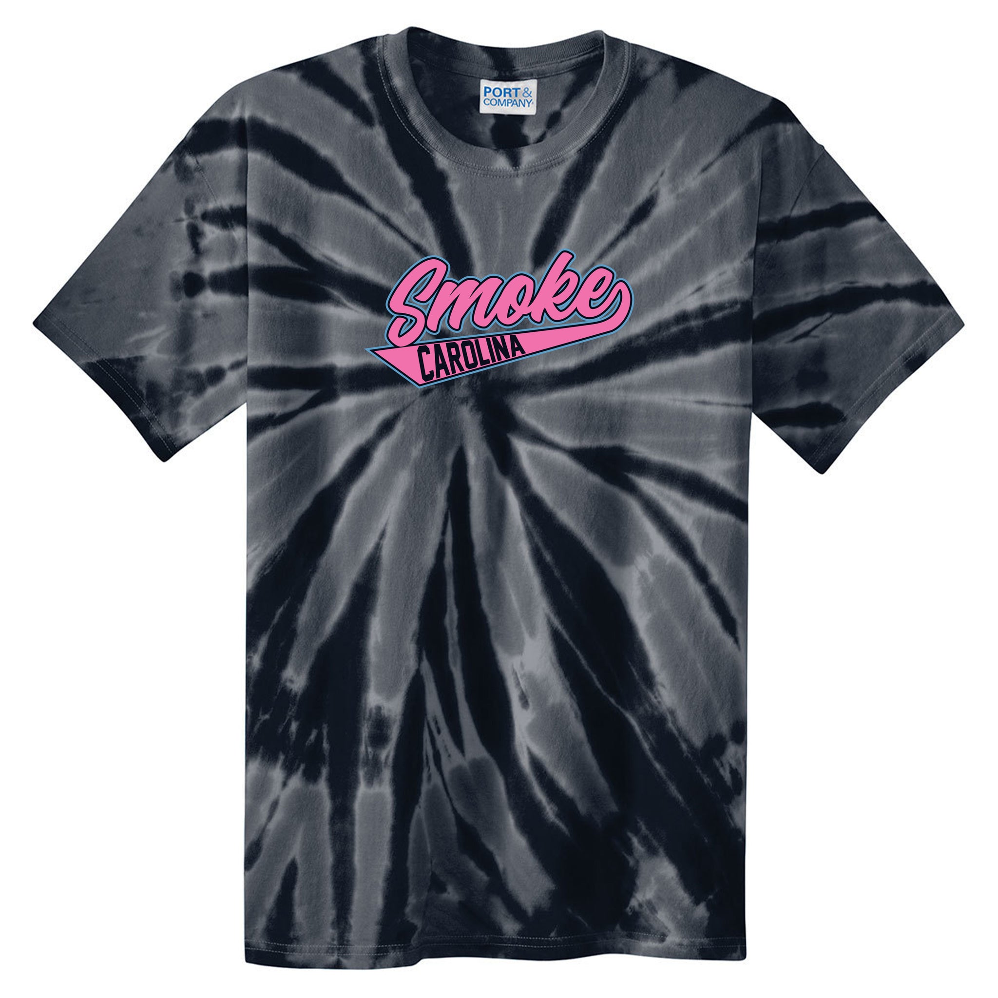 Carolina Smoke Baseball Port & Company® Tie-Dye Tee