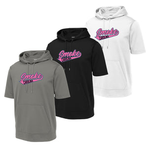 Carolina Smoke Baseball Sport-Tek ® Sport-Wick ® Fleece Short Sleeve Hooded Pullover