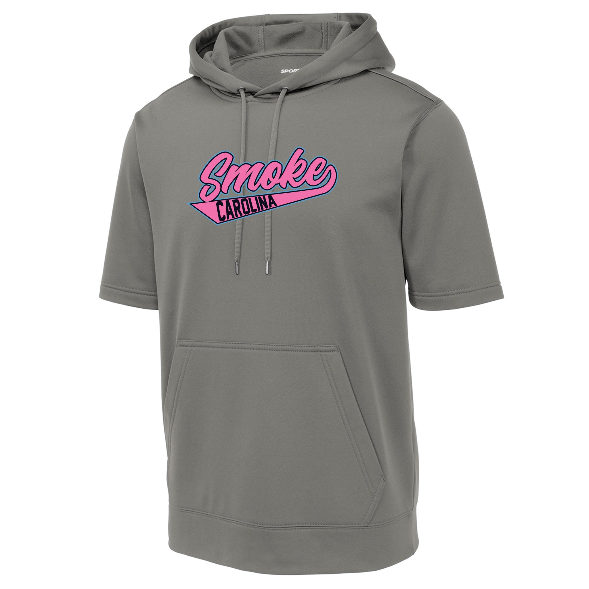 Carolina Smoke Baseball Sport-Tek ® Sport-Wick ® Fleece Short Sleeve Hooded Pullover