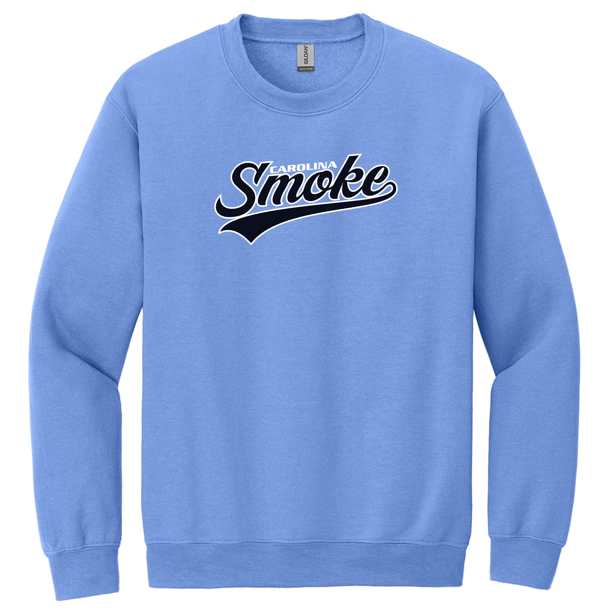 Carolina Smoke Baseball Gildan® Heavy Blend™ Crewneck Sweatshirt