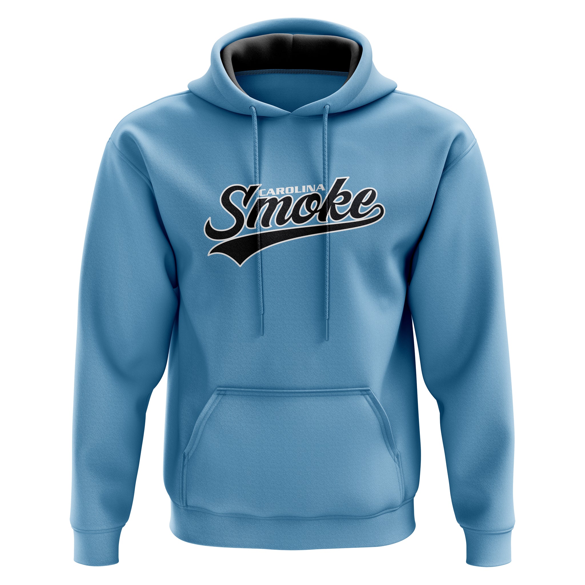 Carolina Smoke Baseball Mens Full Sublimation Hoodie