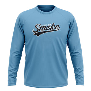 Carolina Smoke Baseball Mens Full Sublimation Long Sleeve