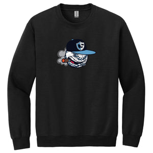 Carolina Smoke Baseball Gildan® Heavy Blend™ Crewneck Sweatshirt