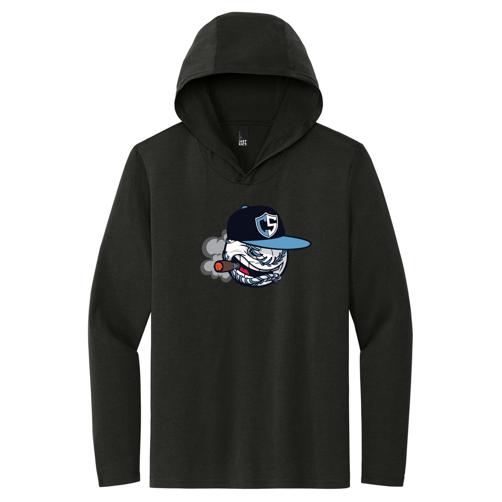 Carolina Smoke Baseball District Perfect Tri ® Long Sleeve Hoodie