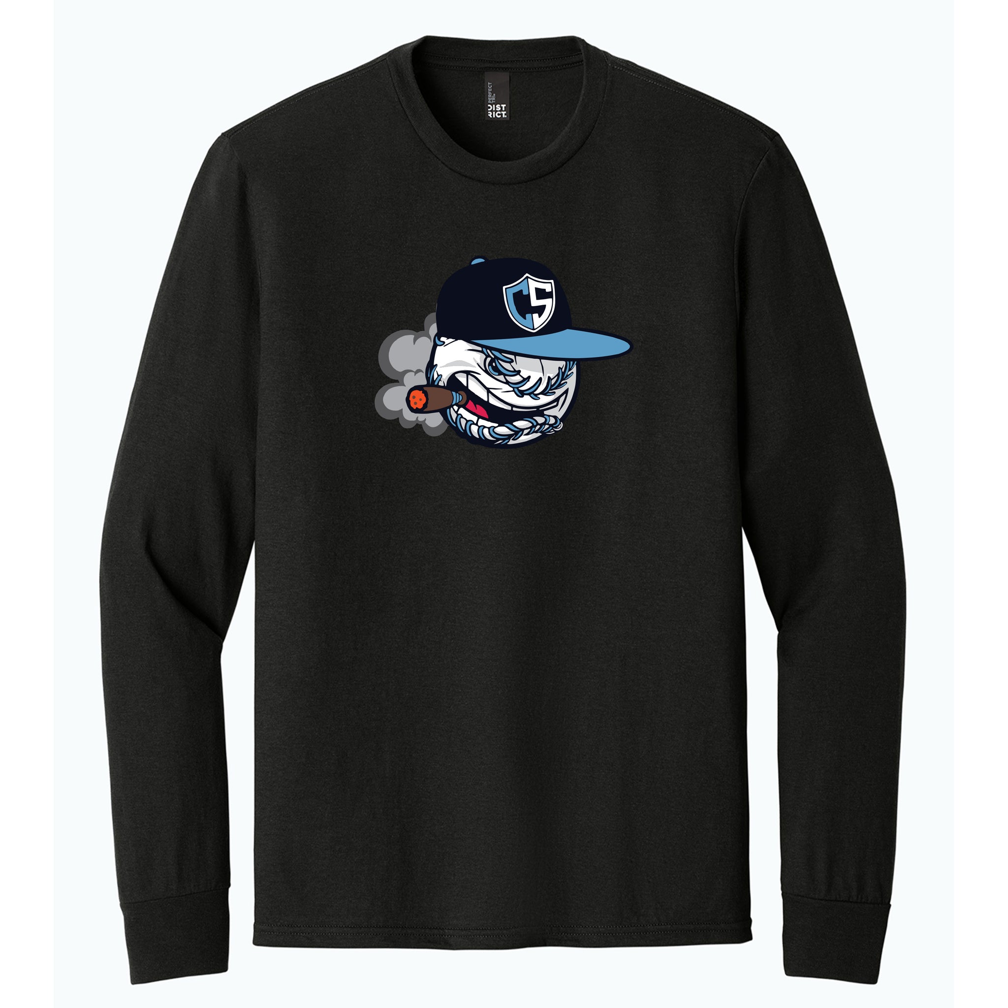 Carolina Smoke Baseball Perfect Tri ® Long Sleeve Tee