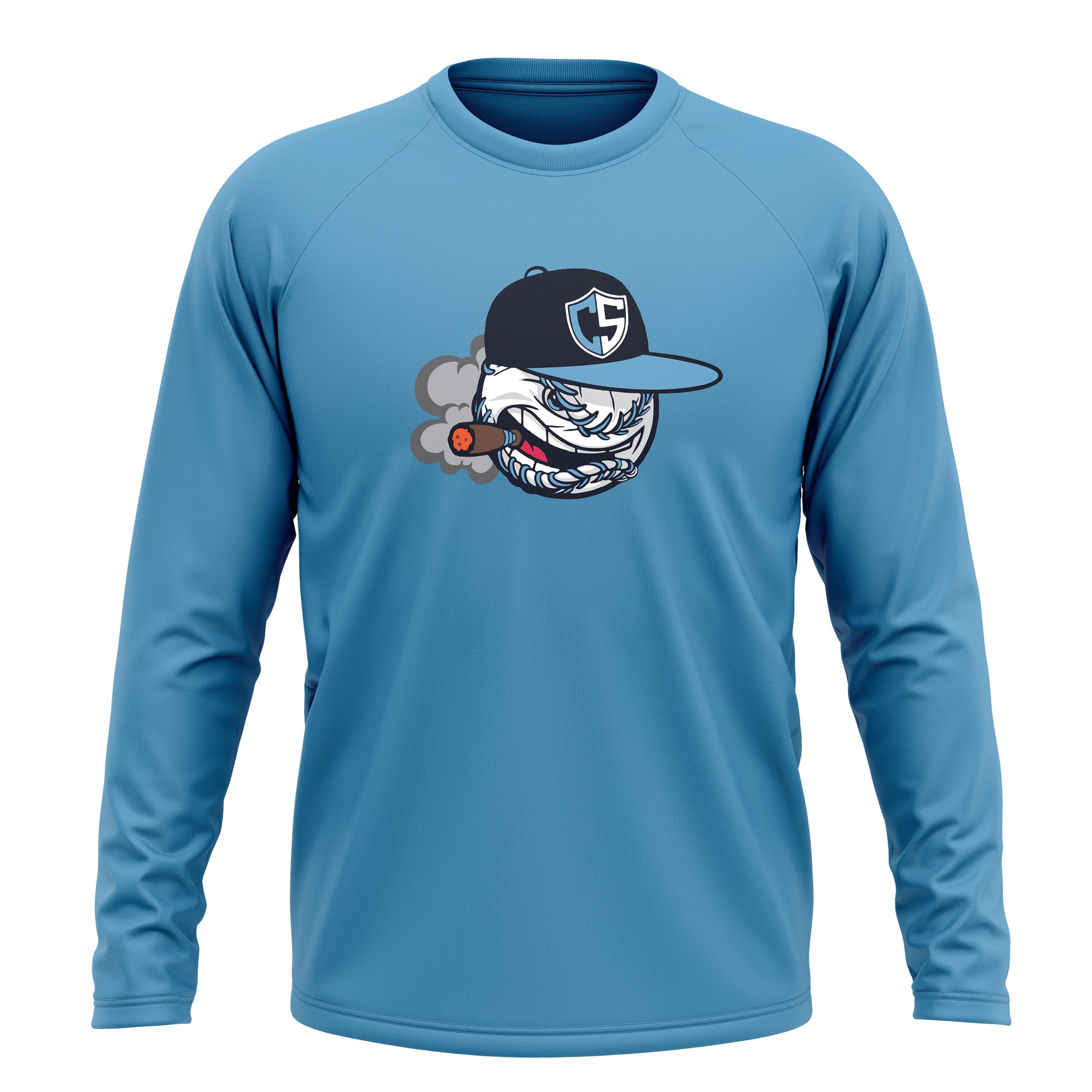 Carolina Smoke Baseball Mens/Boys Full Sublimation Long Sleeve