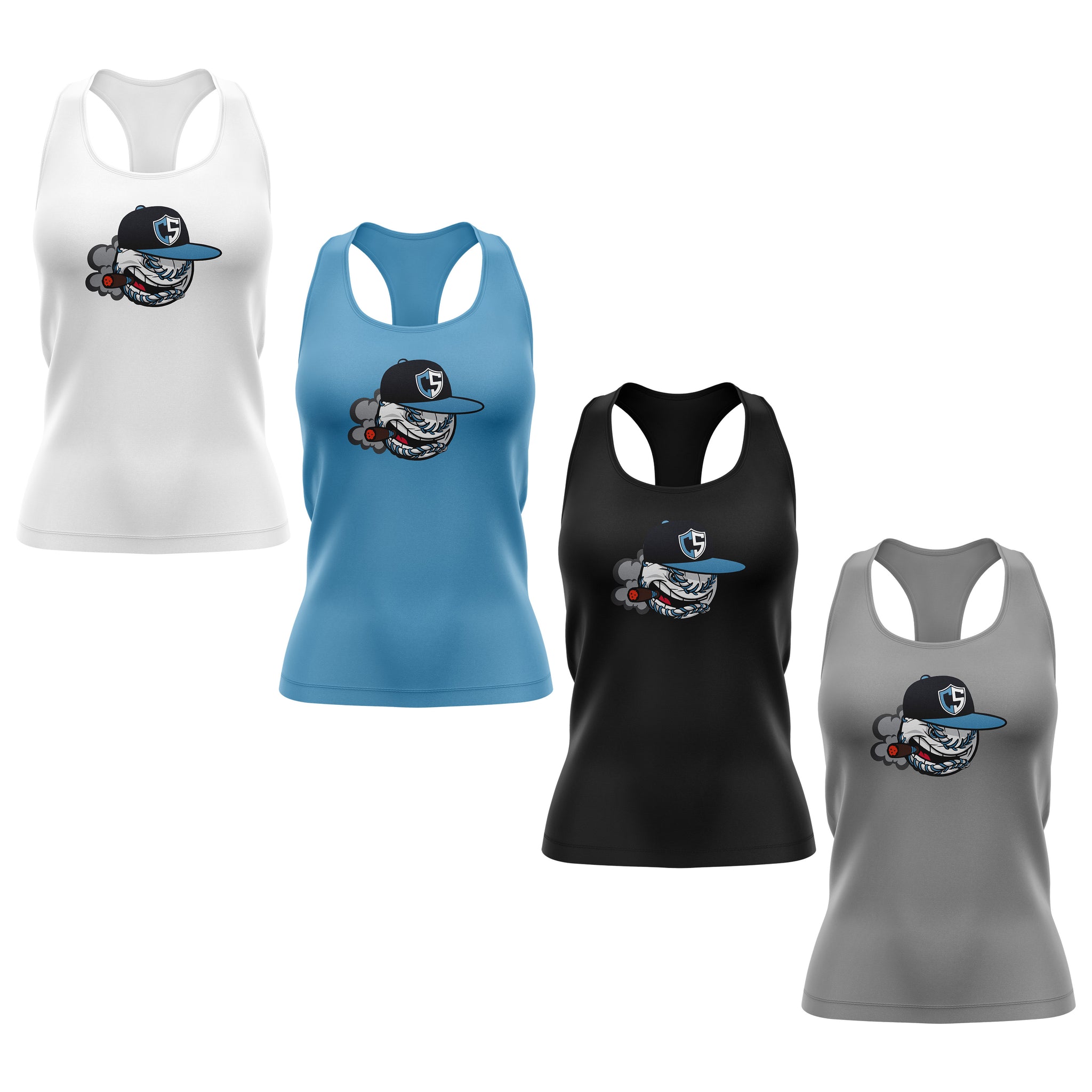 Carolina Smoke Baseball Womens Full Sublimation Tank