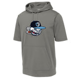 Carolina Smoke Baseball Sport-Tek ® Sport-Wick ® Fleece Short Sleeve Hooded Pullover