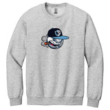 Carolina Smoke Baseball Gildan® Heavy Blend™ Crewneck Sweatshirt