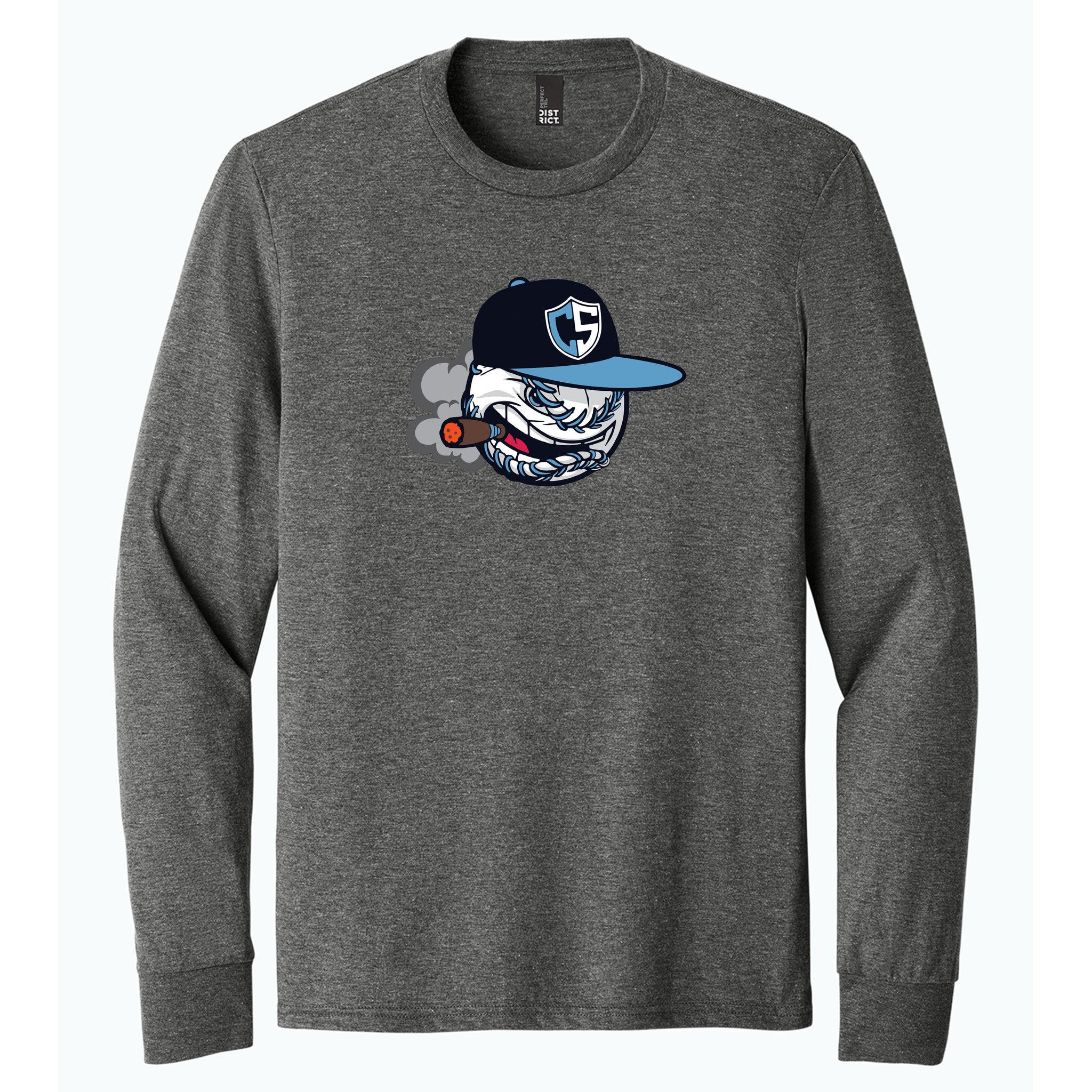 Carolina Smoke Baseball Perfect Tri ® Long Sleeve Tee