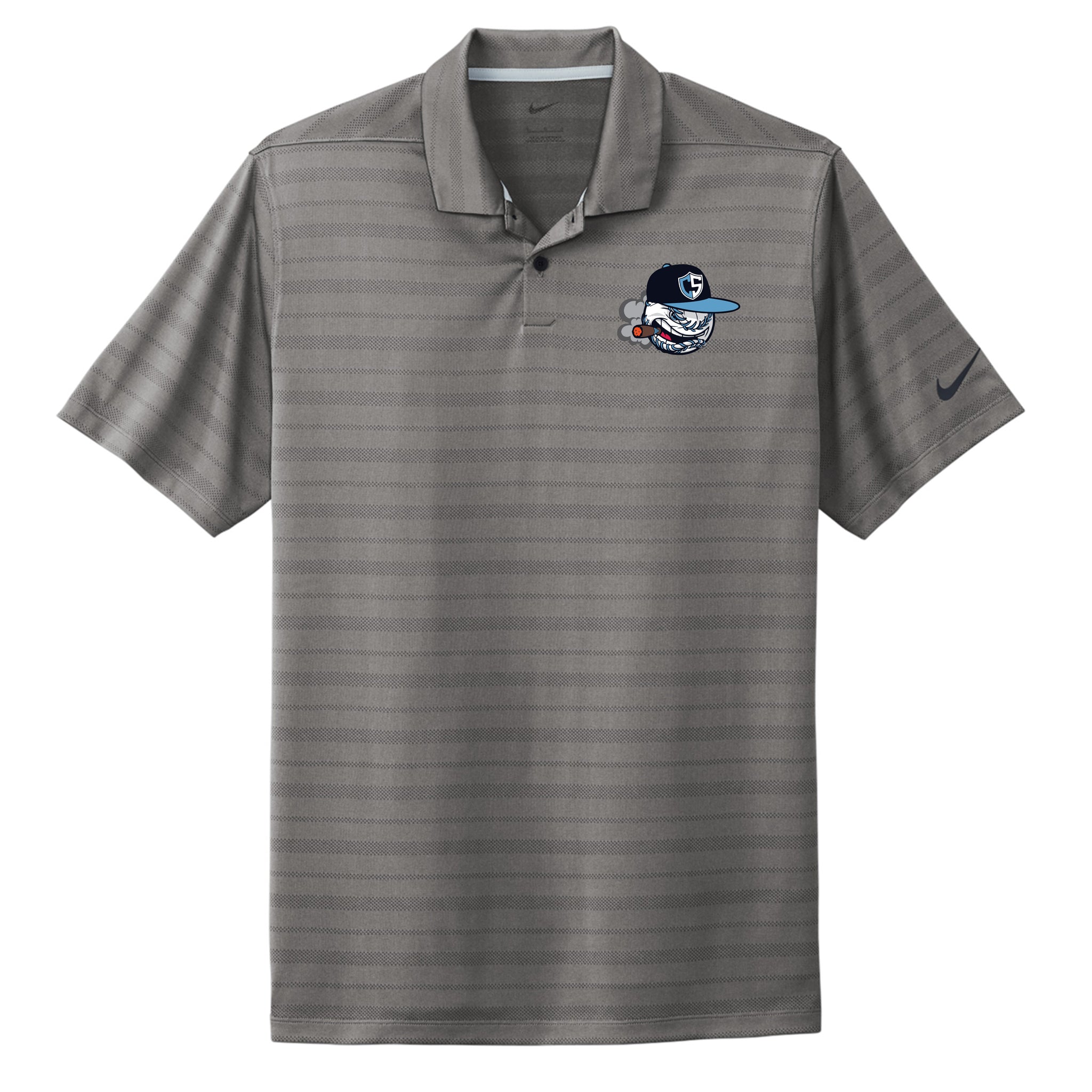 Carolina Smoke Baseball Nike Dri-FIT Vapor Jacquard Polo