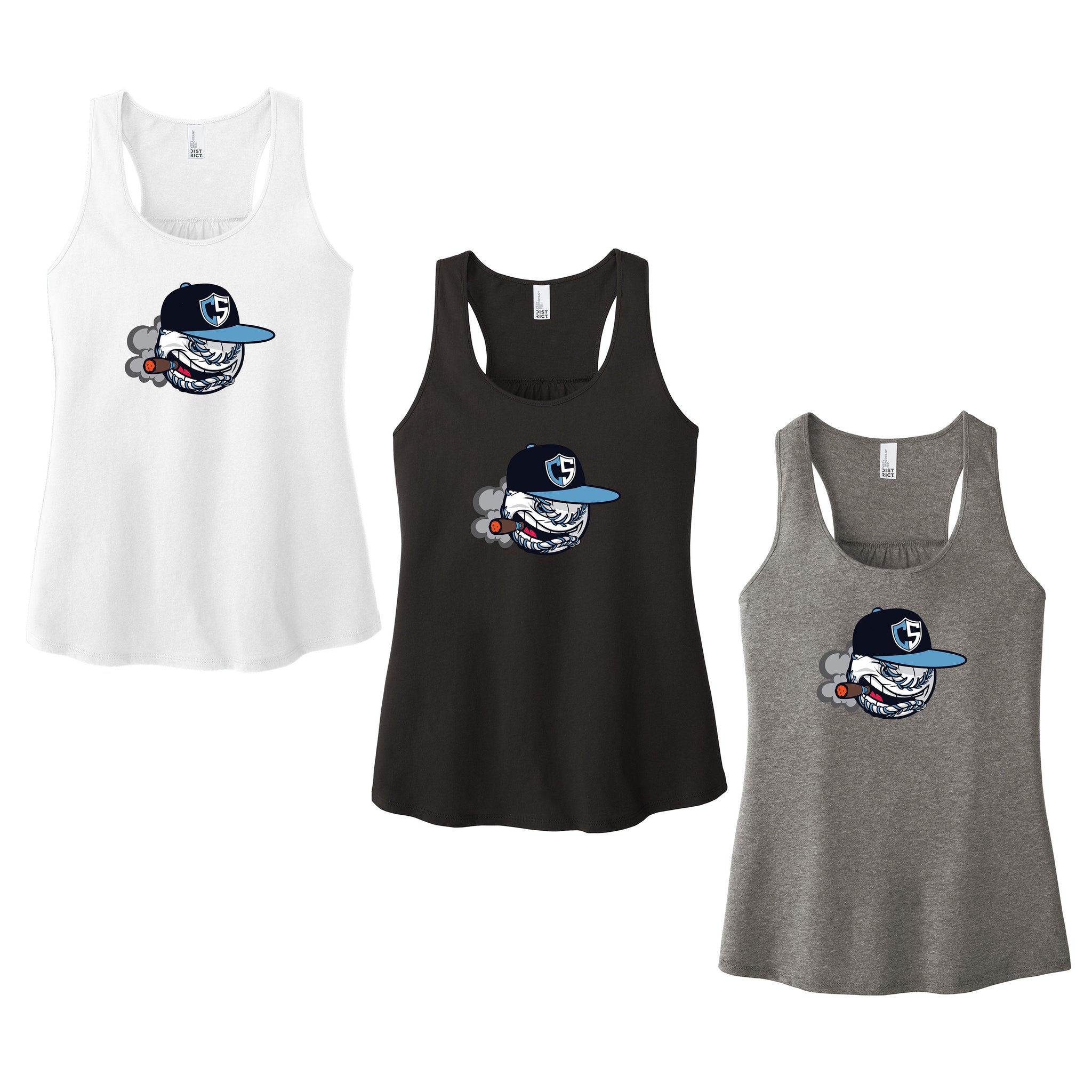 Carolina Smoke Baseball Women’s V.I.T. ™ Racerback Tank