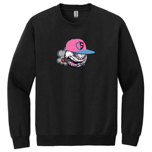 Carolina Smoke Baseball Gildan® Heavy Blend™ Crewneck Sweatshirt