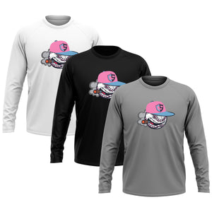 Carolina Smoke Baseball Mens Full Sublimation Long Sleeve