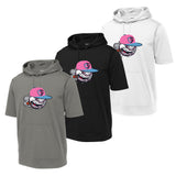 Carolina Smoke Baseball Sport-Tek ® Sport-Wick ® Fleece Short Sleeve Hooded Pullover