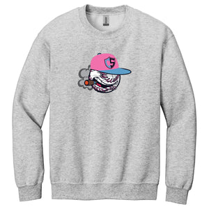 Carolina Smoke Baseball Gildan® Heavy Blend™ Crewneck Sweatshirt