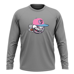 Carolina Smoke Baseball Mens Full Sublimation Long Sleeve