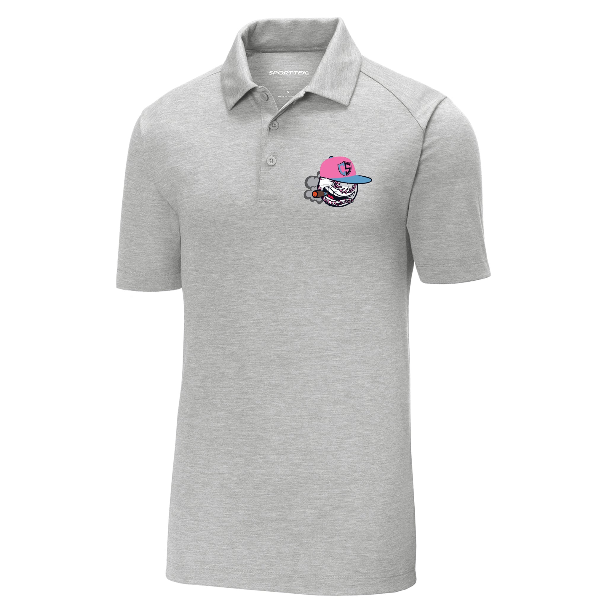 Carolina Smoke Baseball Sport-Tek ® PosiCharge ® Tri-Blend Wicking Polo