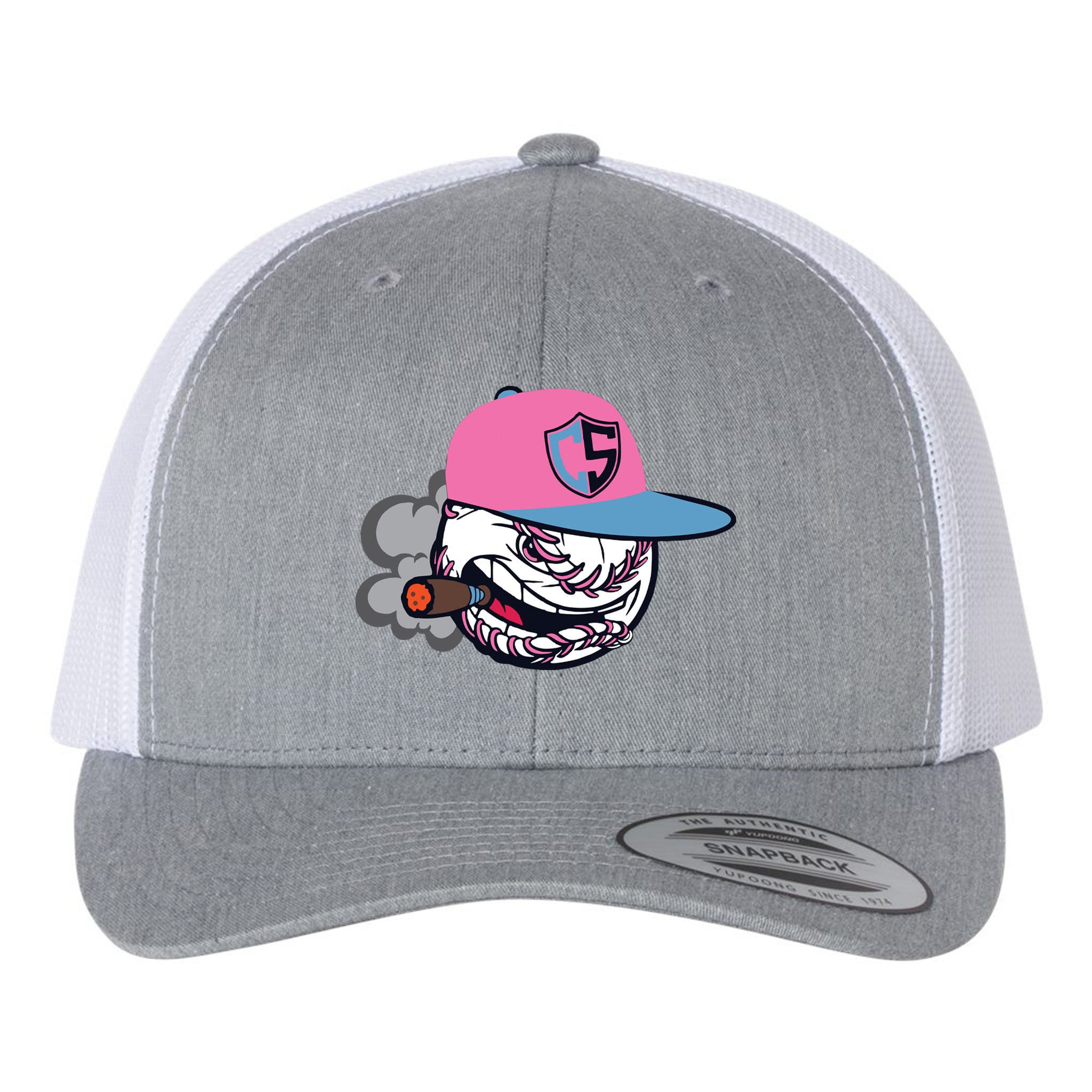 Carolina Smoke Baseball YP Classics Retro Trucker Snapback Hat