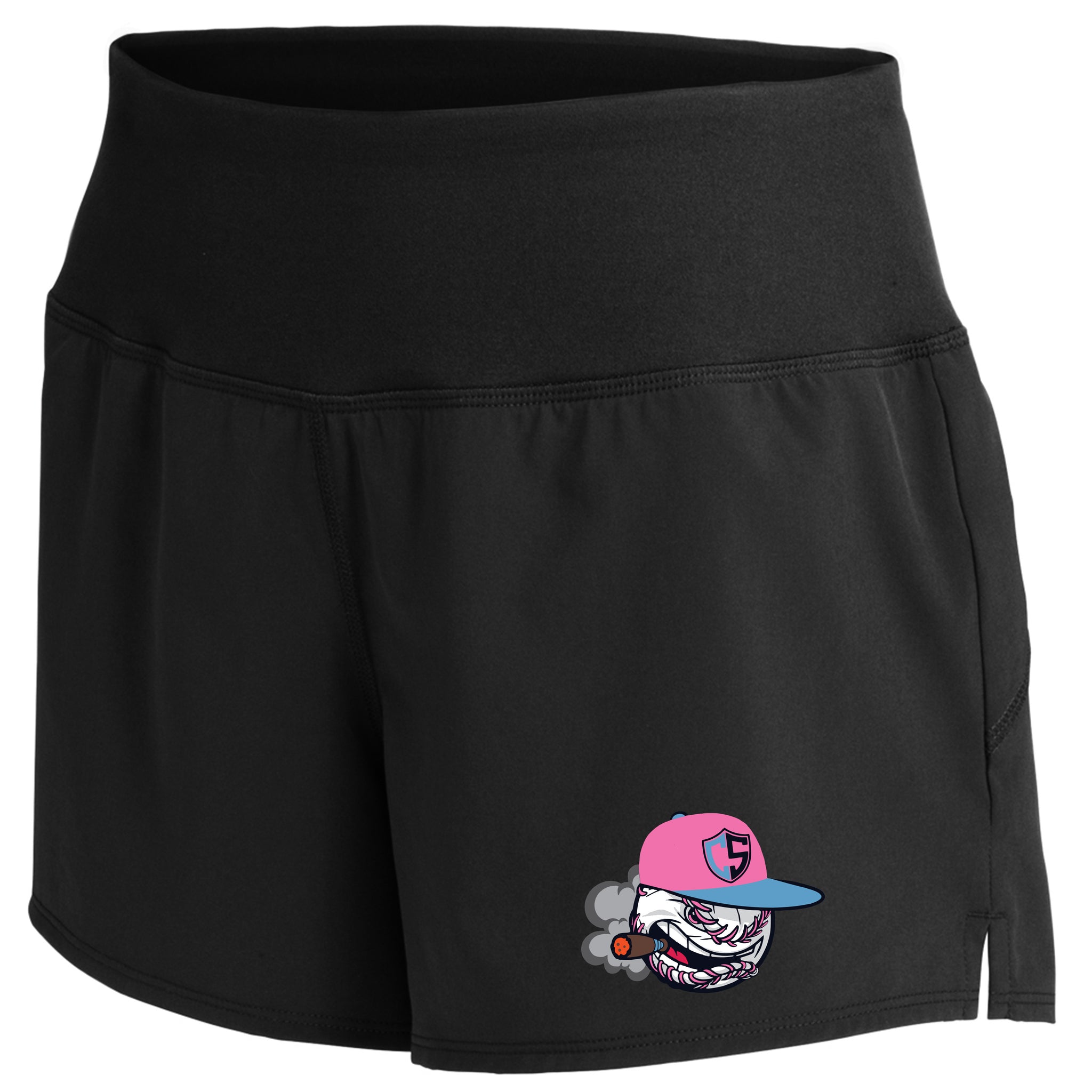 Carolina Smoke Baseball Sport-Tek® Ladies Repeat Short