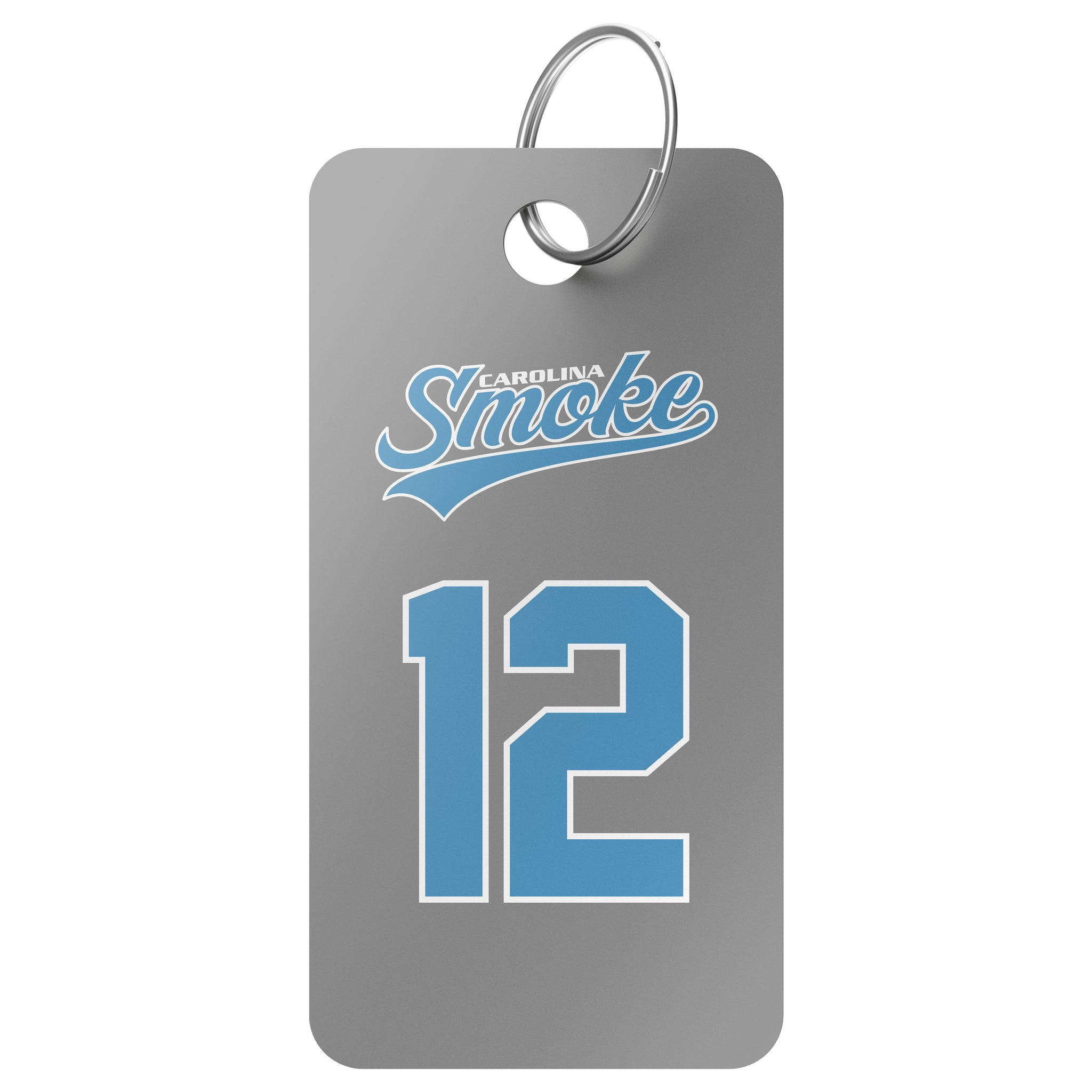 Carolina Smoke Baseball Bag Tag