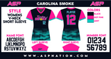 Carolina Smoke Performance Short Sleeve