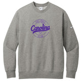 Carolina Softball Club Nike Club Fleece Sleeve Swoosh Crew