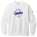 Carolina Softball Club Nike Club Fleece Sleeve Swoosh Crew