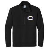Carolina Softball Club Nike Club Fleece Sleeve Swoosh 1/2-Zip