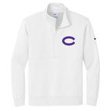Carolina Softball Club Nike Club Fleece Sleeve Swoosh 1/2-Zip