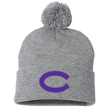 Carolina Softball Club Sportsman 12" Pom-Pom Cuffed Beanie