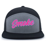 Carolina Smoke Fastpitch Headwear 6-Panel Trucker Snapback Hat