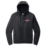 Carolina Smoke Fastpitch Nike Therma-FIT Pocket Full-Zip Fleece Hoodie