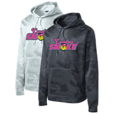 Carolina Smoke Fastpitch Sport-Tek® Sport-Wick® CamoHex Fleece Hooded Pullover