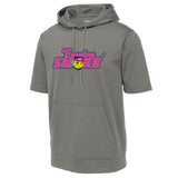 Carolina Smoke Fastpitch Sport-Tek ® Sport-Wick ® Fleece Short Sleeve Hooded Pullover