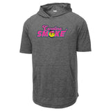 Carolina Smoke Fastpitch Sport-Tek ® PosiCharge ® Tri-Blend Wicking Short Sleeve Hoodie