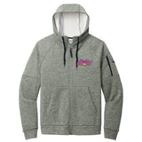 Carolina Smoke Fastpitch Nike Therma-FIT Pocket Full-Zip Fleece Hoodie