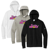 Carolina Smoke Fastpitch Nike Club Fleece Sleeve Swoosh Pullover Hoodie