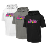Carolina Smoke Fastpitch Sport-Tek ® Sport-Wick ® Fleece Short Sleeve Hooded Pullover