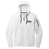 Carolina Smoke Fastpitch Nike Therma-FIT Pocket Full-Zip Fleece Hoodie