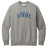 Carolina Strike Nike Club Fleece Sleeve Swoosh Crew