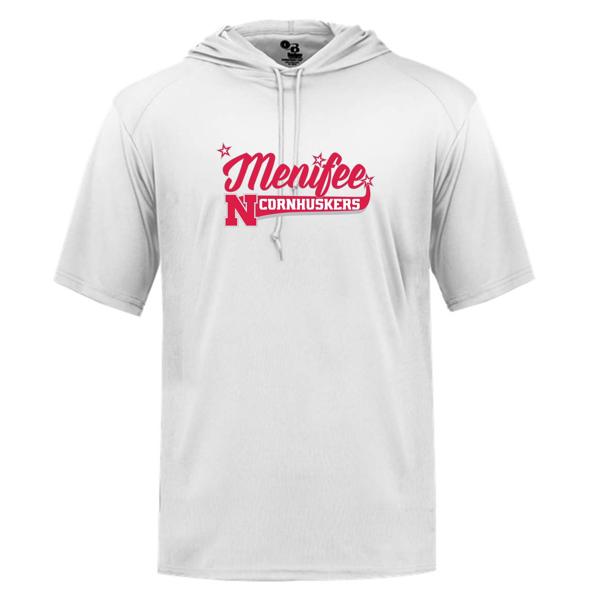 Menifee Cornhuskers Fastpitch Badger B-Core Hooded T-Shirt