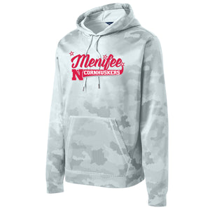 Menifee Cornhuskers Fastpitch Sport-Tek® Sport-Wick® CamoHex Fleece Hooded Pullover