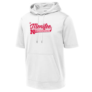 Menifee Cornhuskers Fastpitch Sport-Tek ® Sport-Wick ® Fleece Short Sleeve Hooded Pullover