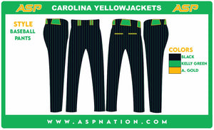 Carolina Yellow Jackets Full Length Pants